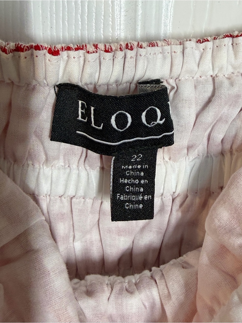Eloquii Red and White Gingham Maxi Dress - Picture 7 of 12